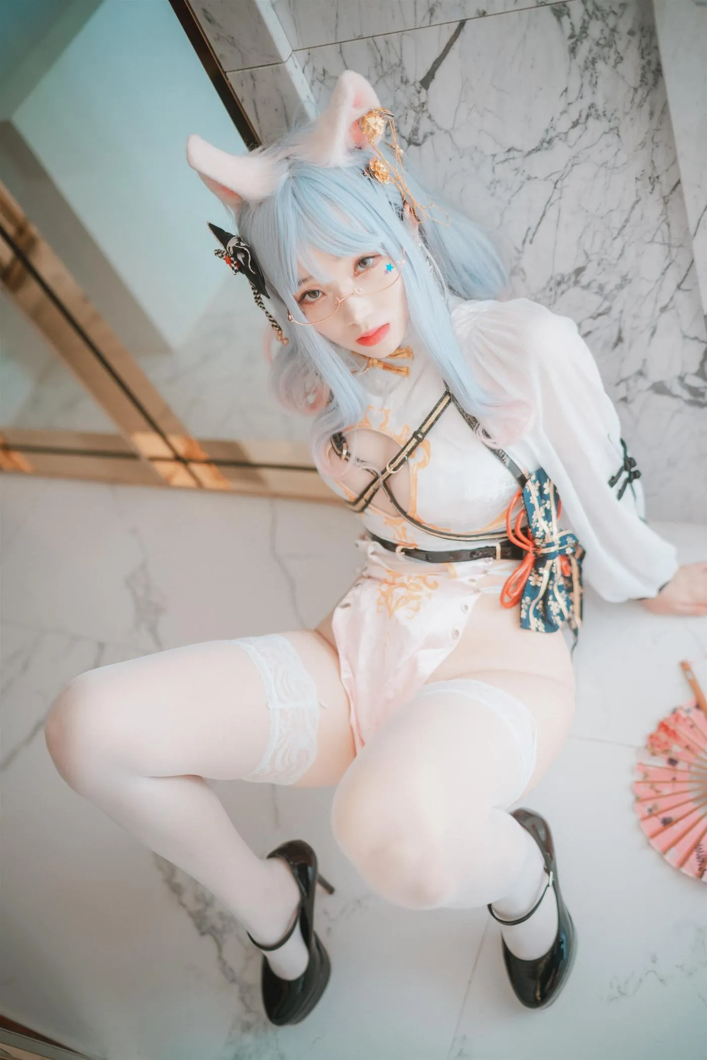 Bambi밤비 – NO.86 [DJAWA] Le Chat Porte un Qípáo [87P]插图1